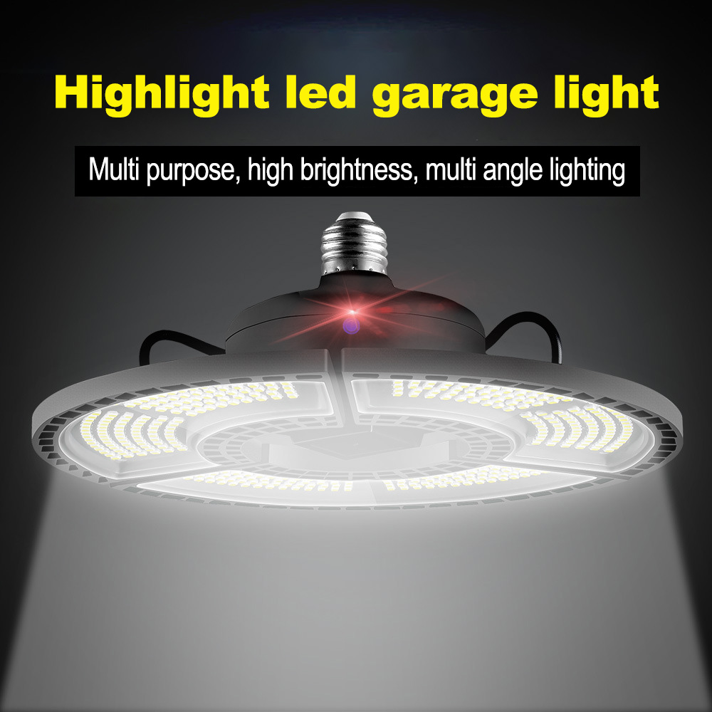 Hot sale E27 LED Deformable Folding Garage Lamp Super Bright Industrial Lighting 60W 80W 100W UFO High Bay Industrial Lamp for Warehouse
Hot sale E27 LED Deformable Folding Garage Lamp Super Bright Industrial Lighting 60W 80W 100W UFO High Bay Industrial Lamp for Warehouse