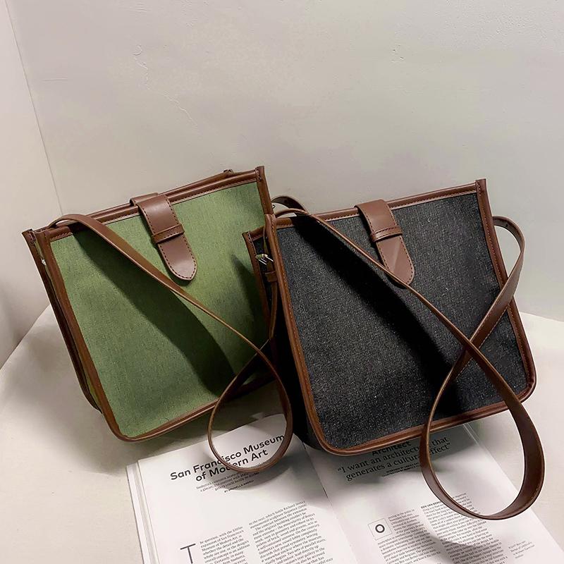 Original Design Hot Style Handbags 2021 New Fashion Wild Ins Messenger Bag Canvas One-shoulder Bucket Bag, Black
Original Design Hot Style Handbags 2021 New Fashion Wild Ins Messenger Bag Canvas One-shoulder Bucket Bag, Black
