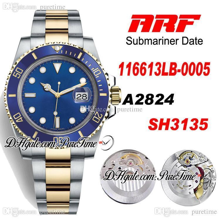 ARF V3 SH3135 ETA A2824 Automatic Mens Watch 904L Steel Two Tone RG Blue Ceramic Bezel Dial Best Edition Steel Bracelet PTRX Puretime B02, Accessories
ARF V3 SH3135 ETA A2824 Automatic Mens Watch 904L Steel Two Tone RG Blue Ceramic Bezel Dial Best Edition Steel Bracelet PTRX Puretime B02, Accessories
