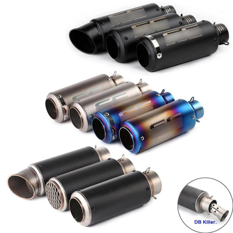 51MM 60MM Universal Motorcycle Exhaust Muffler carbon fiber Escape Exhaust DB killer Dirt Bike Scooter For SC Project bws PCX1
51MM 60MM Universal Motorcycle Exhaust Muffler carbon fiber Escape Exhaust DB killer Dirt Bike Scooter For SC Project bws PCX1