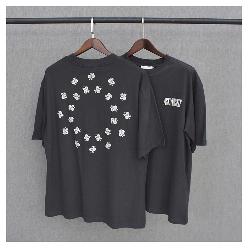 2021 New Cashew Three-dimensional Small Flower T-shirt Foam Printing Wash Black Make Old Cotton Short Sleeve Lx4f, Dark grey
2021 New Cashew Three-dimensional Small Flower T-shirt Foam Printing Wash Black Make Old Cotton Short Sleeve Lx4f, Dark grey