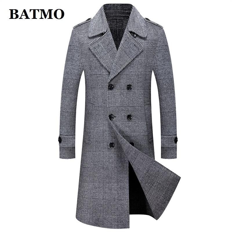 BATMO 2020 new arrvial high quality 80% wool Double Breasted plaid long trench coat men,jackets 007, Gray
BATMO 2020 new arrvial high quality 80% wool Double Breasted plaid long trench coat men,jackets 007, Gray