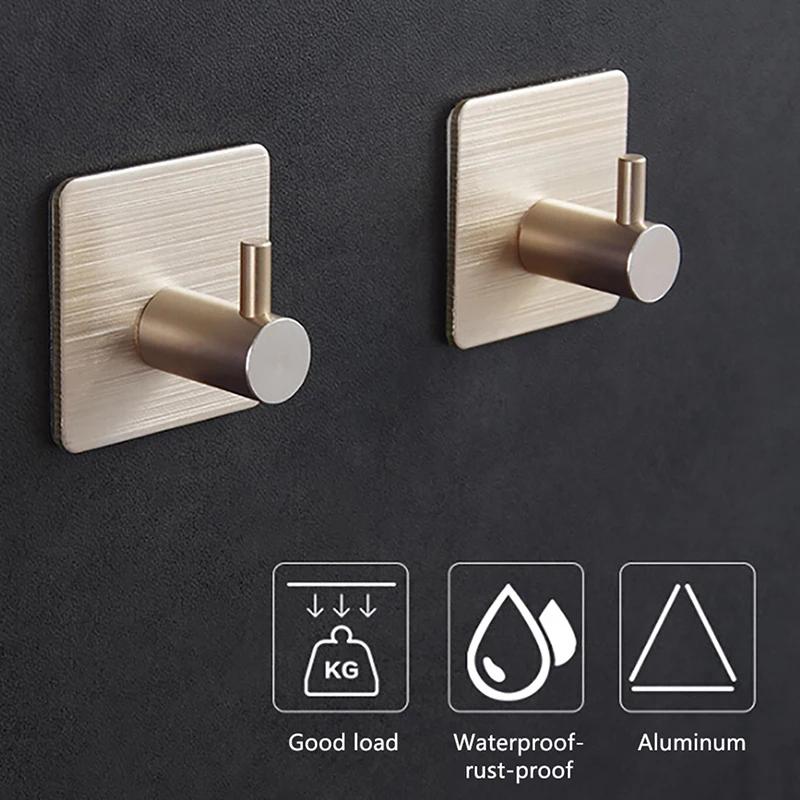 Durable Aluminum Door Hook Self Adhesive Home Wall Door Hook Clothes Hange Bags Key Rack Kitchen Towel Hanger
Durable Aluminum Door Hook Self Adhesive Home Wall Door Hook Clothes Hange Bags Key Rack Kitchen Towel Hanger