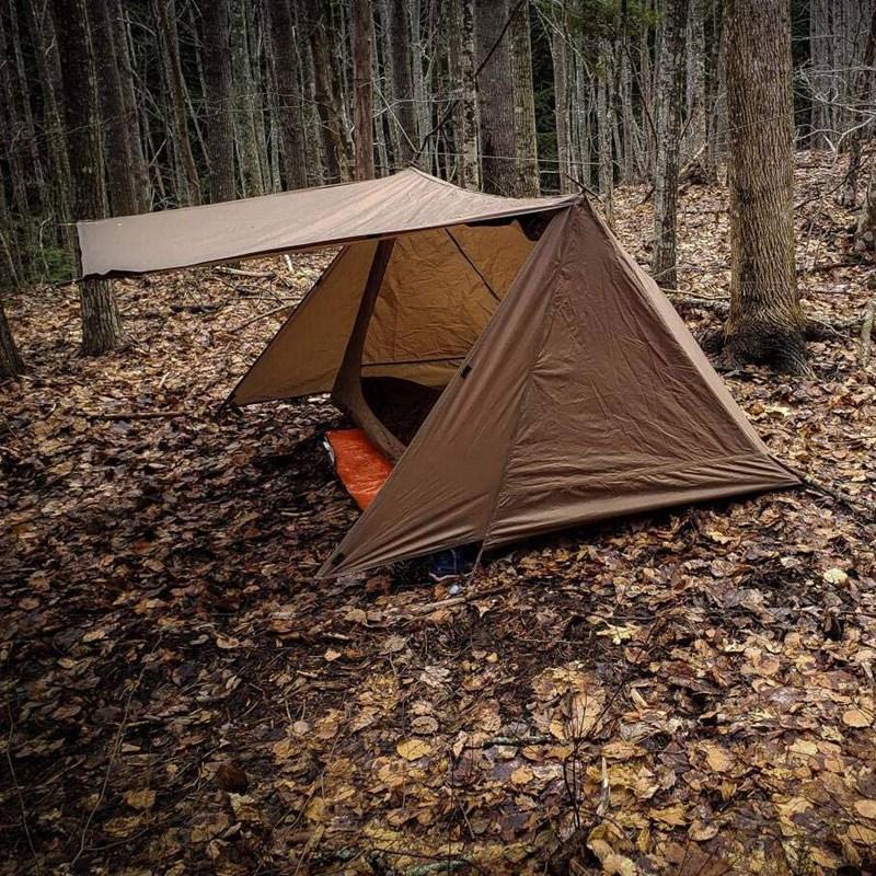 3 Season Double Person Camping Ultralight Nylon Shelter Baker Tent for Bushcraft Survivalists Hunting Hiking