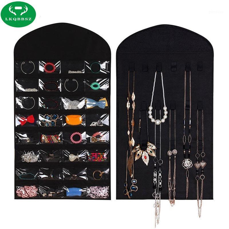 Jewelry Hanging Organizer Earrings Necklace Jewelry Display Holder Dual Sided Jewellery Storage Bag Display Pouch 32 Pockets1
Jewelry Hanging Organizer Earrings Necklace Jewelry Display Holder Dual Sided Jewellery Storage Bag Display Pouch 32 Pockets1