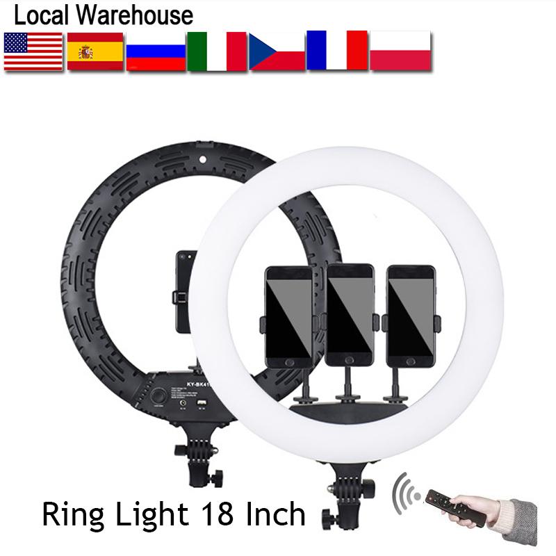 2M bracket 18 Inch Ring Light LED Video Makeup Light Dimmable 6000K Photography Lamp Tripod Beauty Studio Photo Lamp
2M bracket 18 Inch Ring Light LED Video Makeup Light Dimmable 6000K Photography Lamp Tripod Beauty Studio Photo Lamp