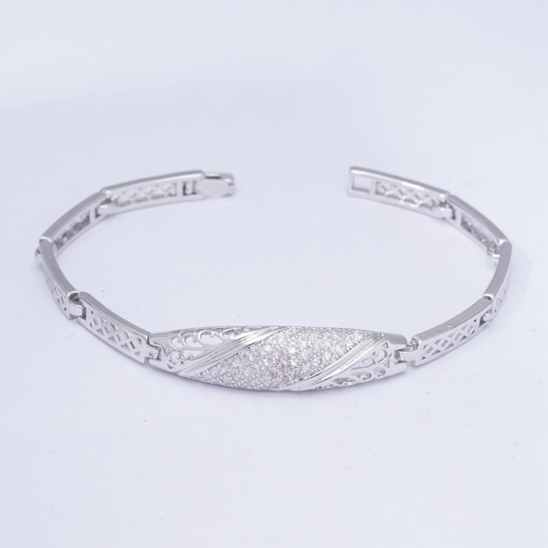 Charm Simple Vintage Bangles Bracelets for Women Zircons White gold Color Bracelet Men Luxury Hip hop Jewelry pulsera hombre
Charm Simple Vintage Bangles Bracelets for Women Zircons White gold Color Bracelet Men Luxury Hip hop Jewelry pulsera hombre