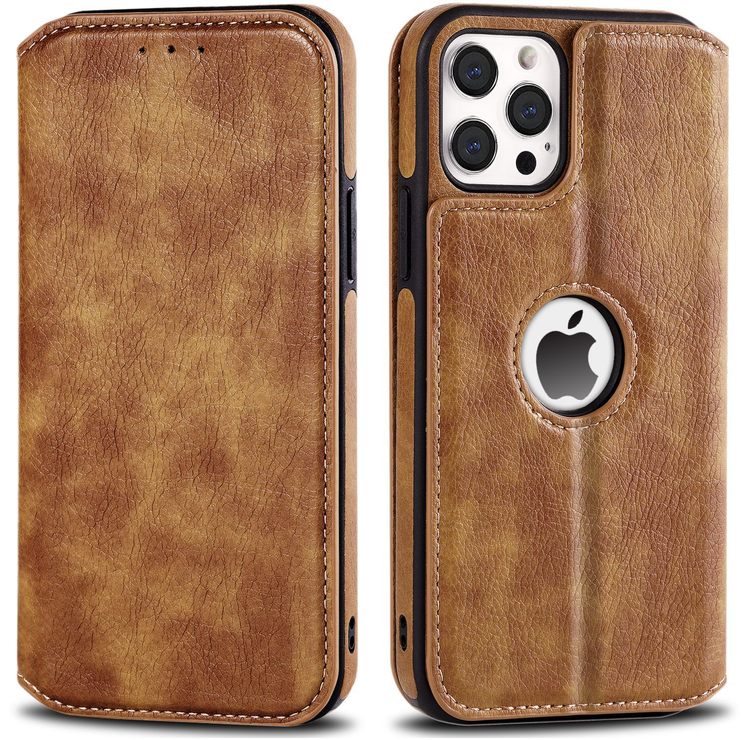 Magnetic Leather PU Phone Cases For iPhone 13 12 Pro MAX Plus Protective Shockproof Cover, Brown
Magnetic Leather PU Phone Cases For iPhone 13 12 Pro MAX Plus Protective Shockproof Cover, Brown