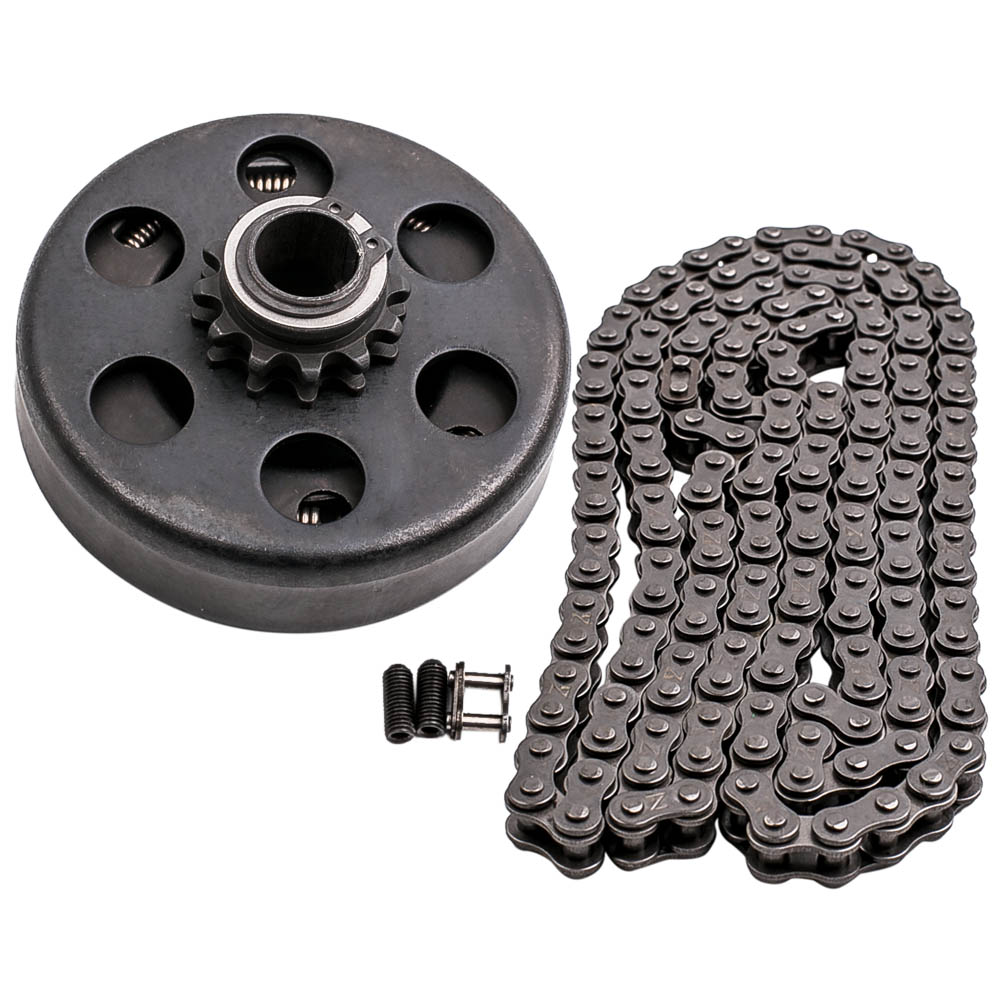Centrifugal Clutch 3/4" inch Bore 12 Tooth 3/16" Key way 5 Feet #35 Chain 1 Master Link For Predator 212cc 2-6.5HP Engine Go Karts mini bike
Centrifugal Clutch 3/4" inch Bore 12 Tooth 3/16" Key way 5 Feet #35 Chain 1 Master Link For Predator 212cc 2-6.5HP Engine Go Karts mini bike