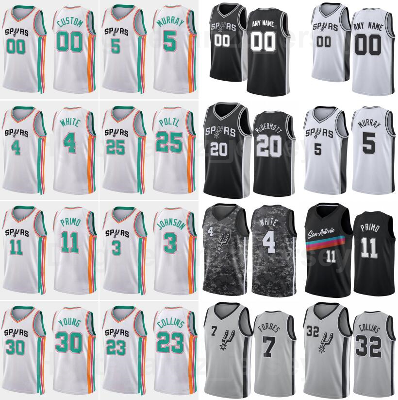 Printed Basketball 75th Anniversary Keldon Johnson Jersey 3 Dejounte Murray 5 Jakob Poeltl 25 Lonnie Walker IV 1 Doug McDermott 20 Derrick White 4 Thaddeus Young 30, 75th black
Printed Basketball 75th Anniversary Keldon Johnson Jersey 3 Dejounte Murray 5 Jakob Poeltl 25 Lonnie Walker IV 1 Doug McDermott 20 Derrick White 4 Thaddeus Young 30, 75th black