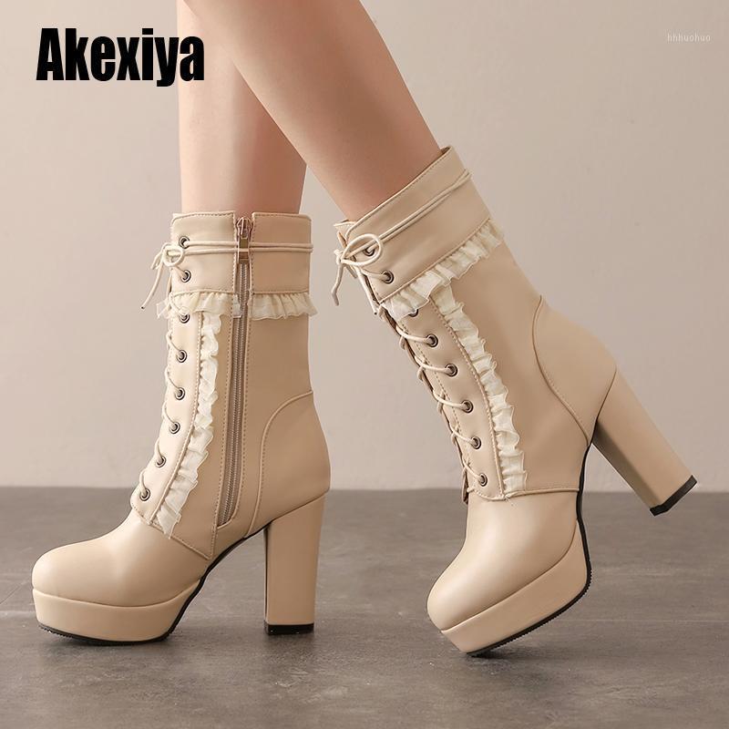 Ladies Ankle Boots Women Shoes Sweet Lace Lolita Lovely Cosplay Platform Ladies High Heels Boots Woman Plus Size 43 w0571, Black
Ladies Ankle Boots Women Shoes Sweet Lace Lolita Lovely Cosplay Platform Ladies High Heels Boots Woman Plus Size 43 w0571, Black