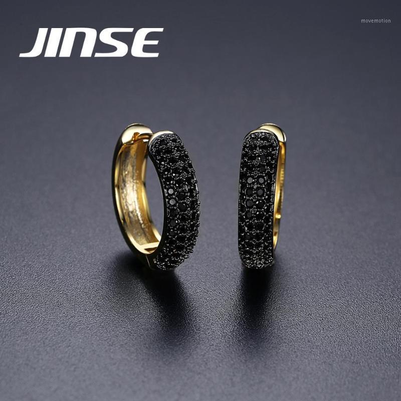 JINSE 2cm Round Black Cubic Zircon Iced Hoop Earrings For Men Women Black Crystal Gold Plated Earrings Hip Hop Jewelry Gift1
JINSE 2cm Round Black Cubic Zircon Iced Hoop Earrings For Men Women Black Crystal Gold Plated Earrings Hip Hop Jewelry Gift1