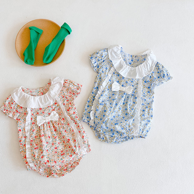Ins 2021 Summer New Baby Girl Flower Bowknot Romper Infant Floral Falbala Collar Jumpsuit Newborn Sweet Onesit Climb Clothes C6789, Orange
Ins 2021 Summer New Baby Girl Flower Bowknot Romper Infant Floral Falbala Collar Jumpsuit Newborn Sweet Onesit Climb Clothes C6789, Orange