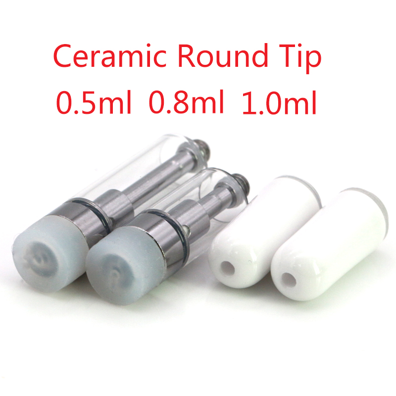 Newest Ceramic Round Tip Vape Cartridges 0.5ml 0.8ml 1.0ml M6T Glass Cartridge TH105 TH205 510 Thread Empty Vape Cart
Newest Ceramic Round Tip Vape Cartridges 0.5ml 0.8ml 1.0ml M6T Glass Cartridge TH105 TH205 510 Thread Empty Vape Cart