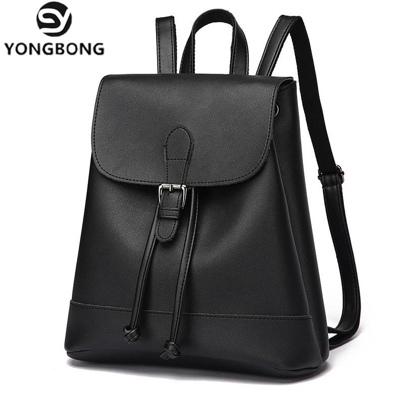 YONGBONG Fashion Women Backpack High Quality Youth Leather Backpacks for Teenage Girl Female School Shoulder Bag Bagpack mochila, Black
YONGBONG Fashion Women Backpack High Quality Youth Leather Backpacks for Teenage Girl Female School Shoulder Bag Bagpack mochila, Black