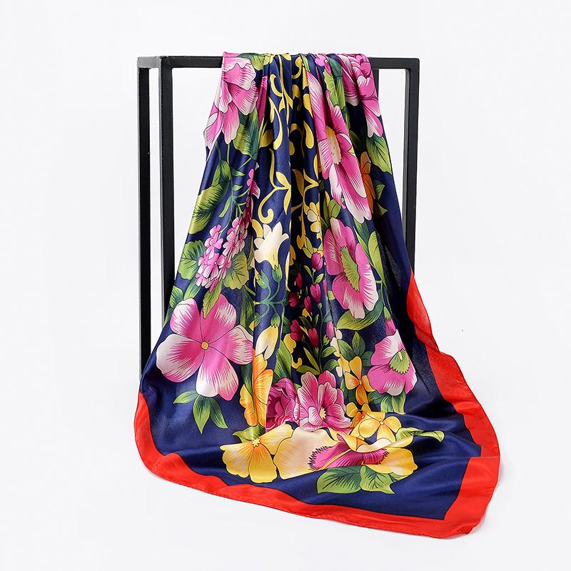 Scarf For Ladies Shawls 90*90 Bandana Large Scarf Silk Scarves for Women Print Foulard Satin Square Head Hijab
Scarf For Ladies Shawls 90*90 Bandana Large Scarf Silk Scarves for Women Print Foulard Satin Square Head Hijab