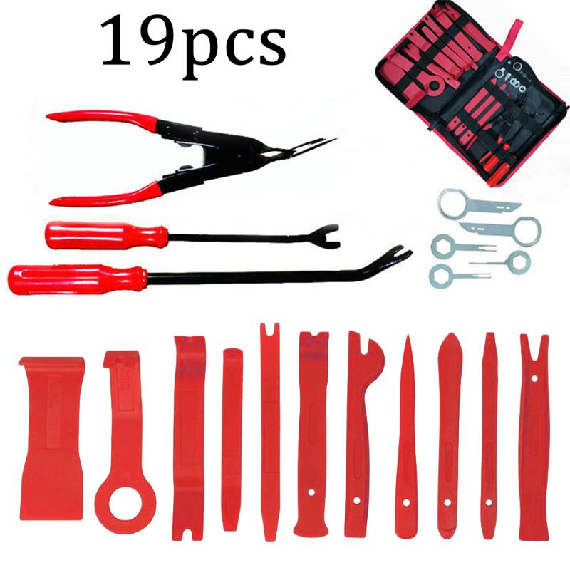 11/19/38pcs Hand Tools Set Car Door Panel Removal Removal Tool Kit Audio Disassembly Multifunction Repair Pry Tools With Bag
11/19/38pcs Hand Tools Set Car Door Panel Removal Removal Tool Kit Audio Disassembly Multifunction Repair Pry Tools With Bag