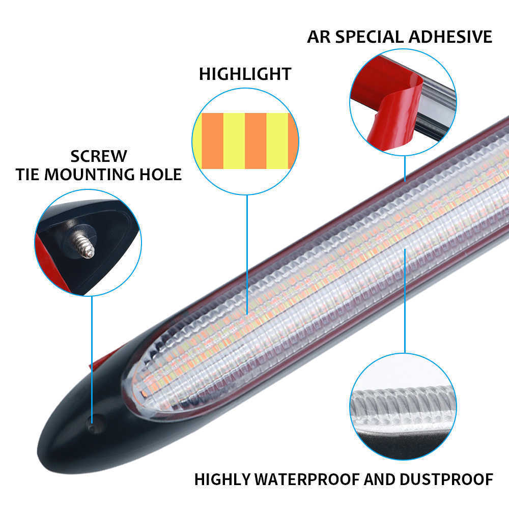 New 2pc Car LED DRL Daytime Running Light Strip Waterproof 12V For Car Headlight Sequential Turn Signal Day Driving Lamp Accessories
