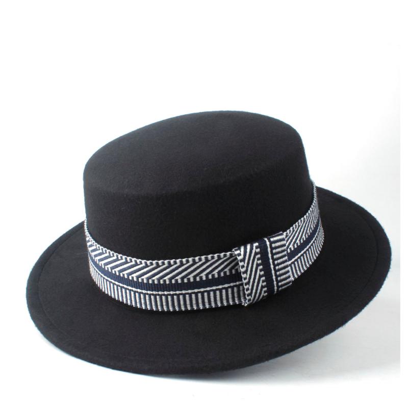 Wide Brim Hats Men Women Fashion Flat Top Hat Winter Friend Party Wool Trilby Size 56-58CM, Black
Wide Brim Hats Men Women Fashion Flat Top Hat Winter Friend Party Wool Trilby Size 56-58CM, Black