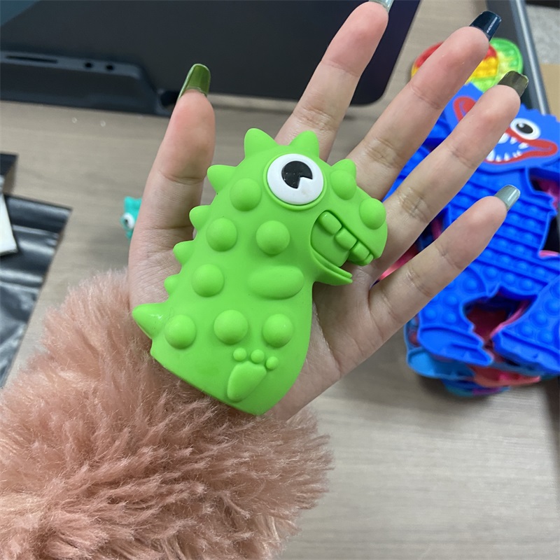 Fidget Toys Squishy Easter New Silicone 3D Spherical dinosaur press bubble ball fingertips decompression vent toy