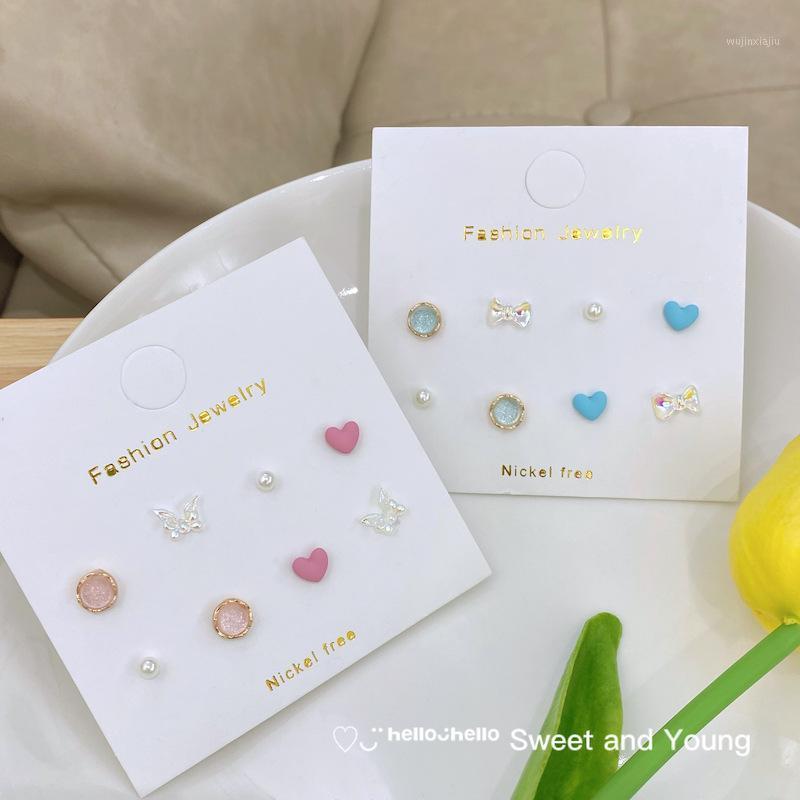 Stud S925 Fashion Exquisite Small Cat's Eye Stone Earrings Women's Suit Color Fresh Butterfly Love Girl Trend
Stud S925 Fashion Exquisite Small Cat's Eye Stone Earrings Women's Suit Color Fresh Butterfly Love Girl Trend