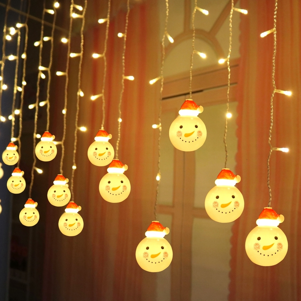 2021 New 3.5m 5m Snowman Led Curtain String 8 Modes Connectable Christmas Icicle Fairy Light for Wedding Patio Window Party Decor Ehcs
2021 New 3.5m 5m Snowman Led Curtain String 8 Modes Connectable Christmas Icicle Fairy Light for Wedding Patio Window Party Decor Ehcs