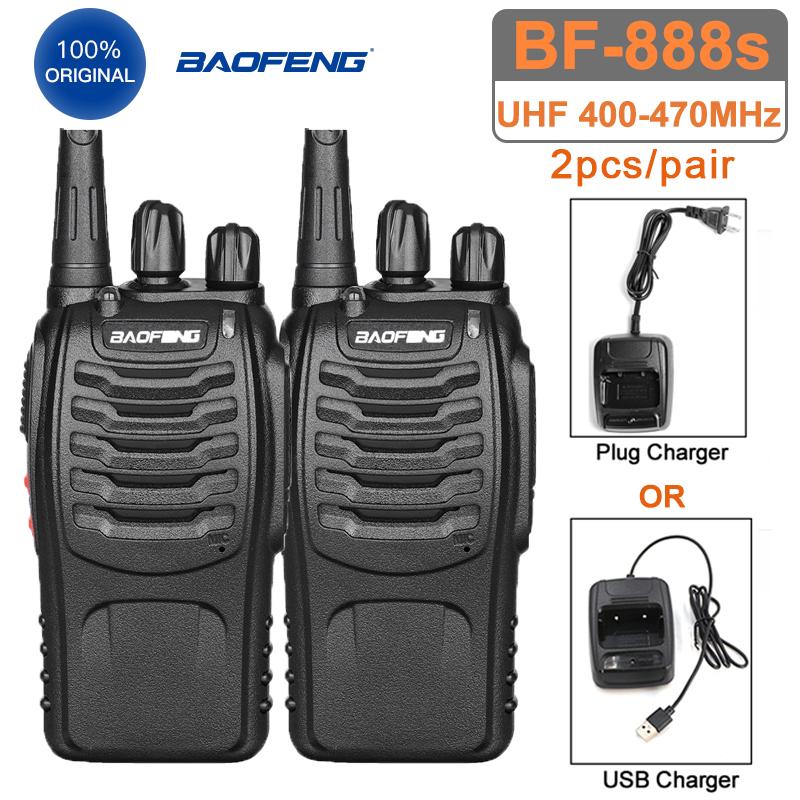 2Pcs/pair baofeng BF-888S Walkie Talkie Portable Two Way Radio BF888s 5W 16CH UHF 400-470MHz Comunicador Transmitter Transceiver
2Pcs/pair baofeng BF-888S Walkie Talkie Portable Two Way Radio BF888s 5W 16CH UHF 400-470MHz Comunicador Transmitter Transceiver