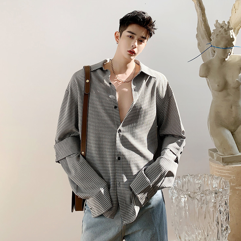 2021 New S-6xl. Spring Black Release-snap Long Sleeve with Plaid Thin Male Fashion Korean Version ZXYL
2021 New S-6xl. Spring Black Release-snap Long Sleeve with Plaid Thin Male Fashion Korean Version ZXYL