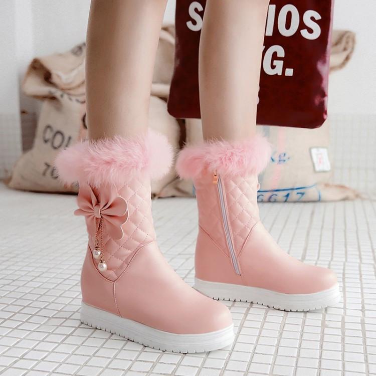 PXELENA 2020 Winter Warm Snow Boots for Women Flower Flat Platform Plush Fur Waterproof Ankle Boots Black White Pink Plus Size
PXELENA 2020 Winter Warm Snow Boots for Women Flower Flat Platform Plush Fur Waterproof Ankle Boots Black White Pink Plus Size