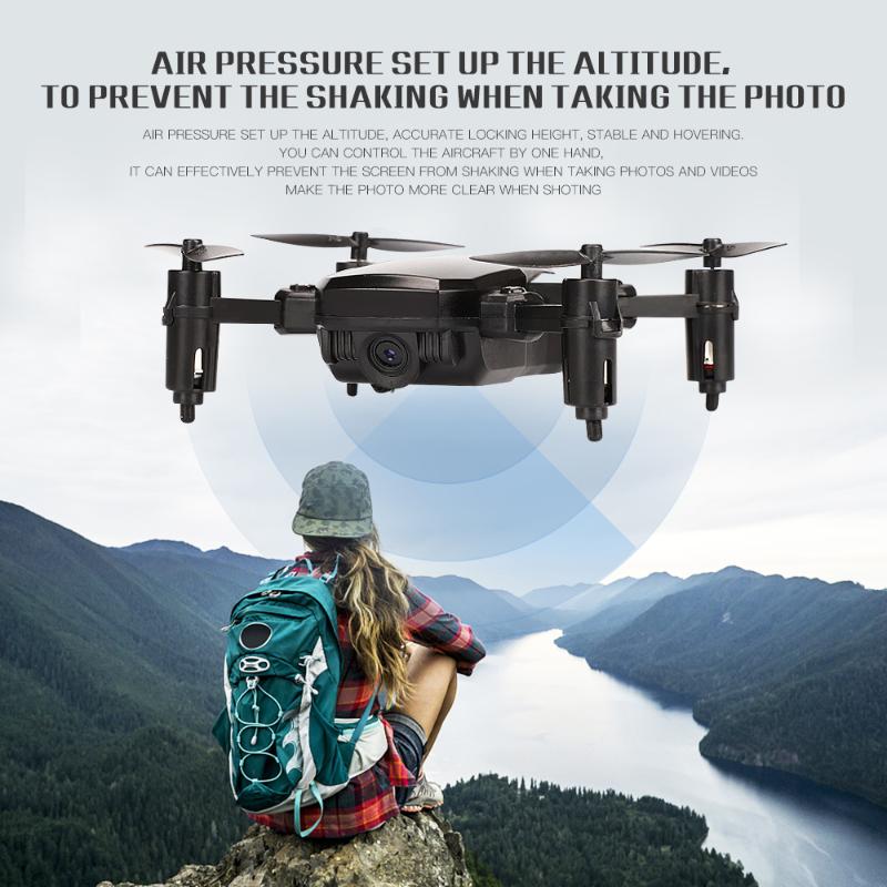 

LF606 Wifi FPV Foldable RC Drone with 4K HD Camera Follow Altitude Hold 3D Flips Headless RC Helicopter Mini Aircraft Kid's Toys
