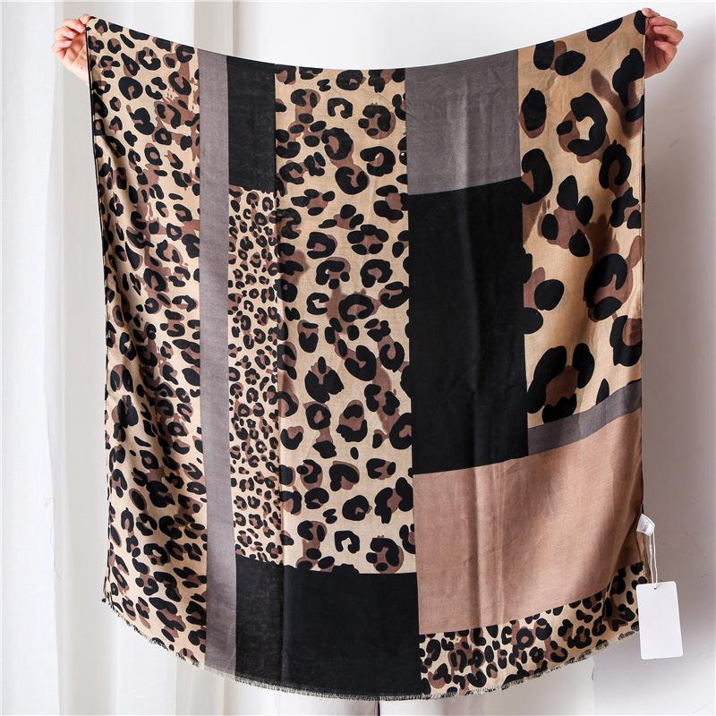 2020 New Fashion Autumn Women Viscose Scarf Leopard Patchwork Beach Hijab Shawls and Wraps Female Foulards Echarpe Muslim Sjaal, Blue;gray
2020 New Fashion Autumn Women Viscose Scarf Leopard Patchwork Beach Hijab Shawls and Wraps Female Foulards Echarpe Muslim Sjaal, Blue;gray