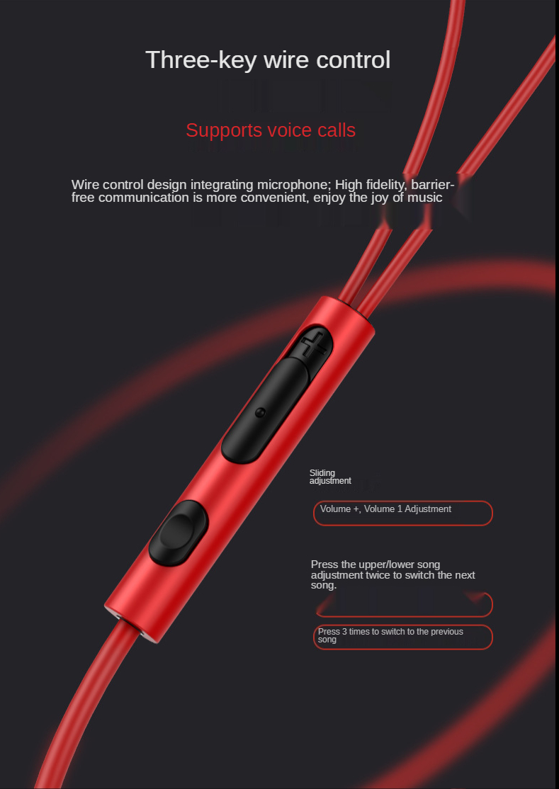 USB Type C Earphones with Line Control Stereo in Ear Earbuds Headphones with Microphone Bass Earbud with Volume Control