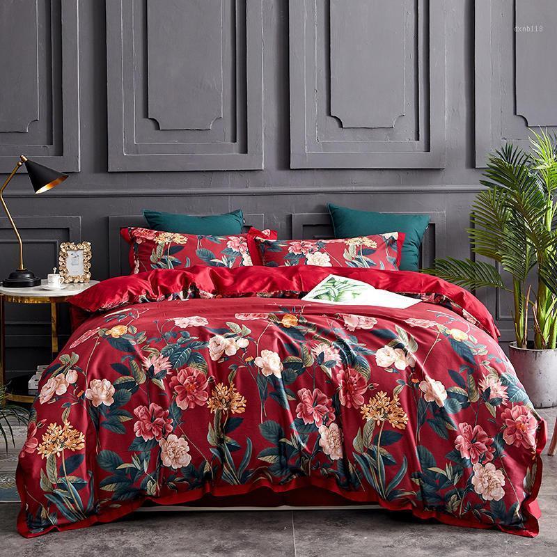 American Style Light Luxury Bedding Set Egyptian Long Staple Cotton Duvet Cover Bed Sheet 4pcs Silk Pure Cotton Bedclothes1, Color3
American Style Light Luxury Bedding Set Egyptian Long Staple Cotton Duvet Cover Bed Sheet 4pcs Silk Pure Cotton Bedclothes1, Color3