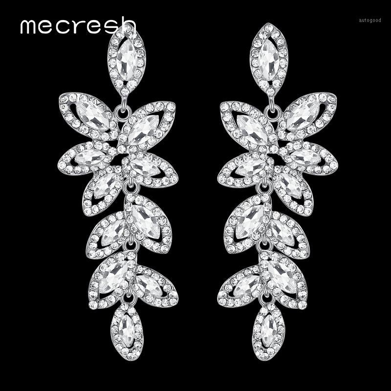 Dangle & Chandelier Mecresh Crystal Silver Color Big Long Earrings 2021 Gorgeous Leaf Shape Bride Wedding Party Hanging MEH10841
Dangle & Chandelier Mecresh Crystal Silver Color Big Long Earrings 2021 Gorgeous Leaf Shape Bride Wedding Party Hanging MEH10841