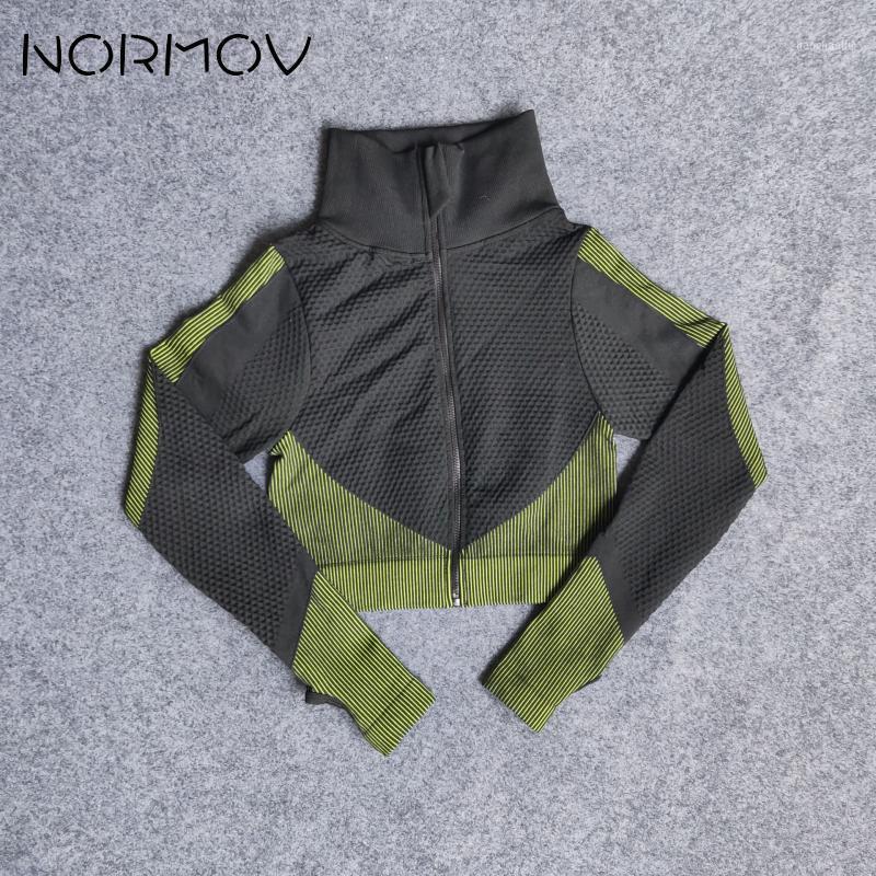 NORMOV Sports Yoga Shirts For Women Fitness Running Zipper Sports Tight Top Seamless Long Sleeve Quick Dry Training Yoga Shirts1, Orange
NORMOV Sports Yoga Shirts For Women Fitness Running Zipper Sports Tight Top Seamless Long Sleeve Quick Dry Training Yoga Shirts1, Orange