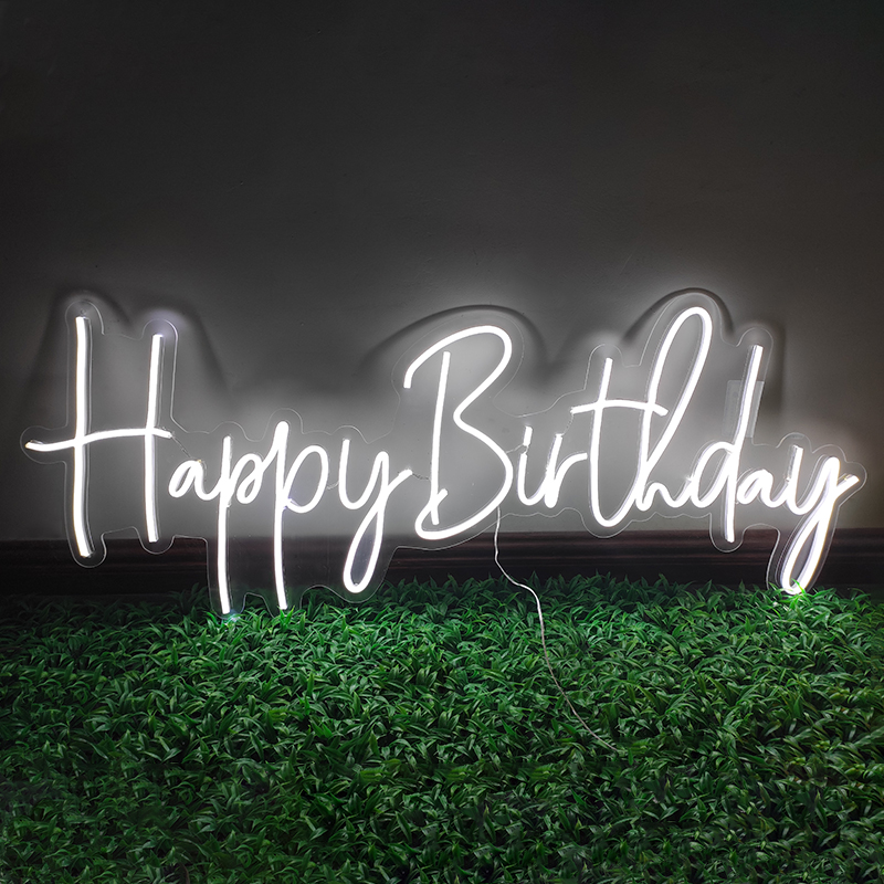 "Happy Birthday" word sign Other colors can be customized Wedding decorations wall decoration led neon light 12V Super Bright
"Happy Birthday" word sign Other colors can be customized Wedding decorations wall decoration led neon light 12V Super Bright