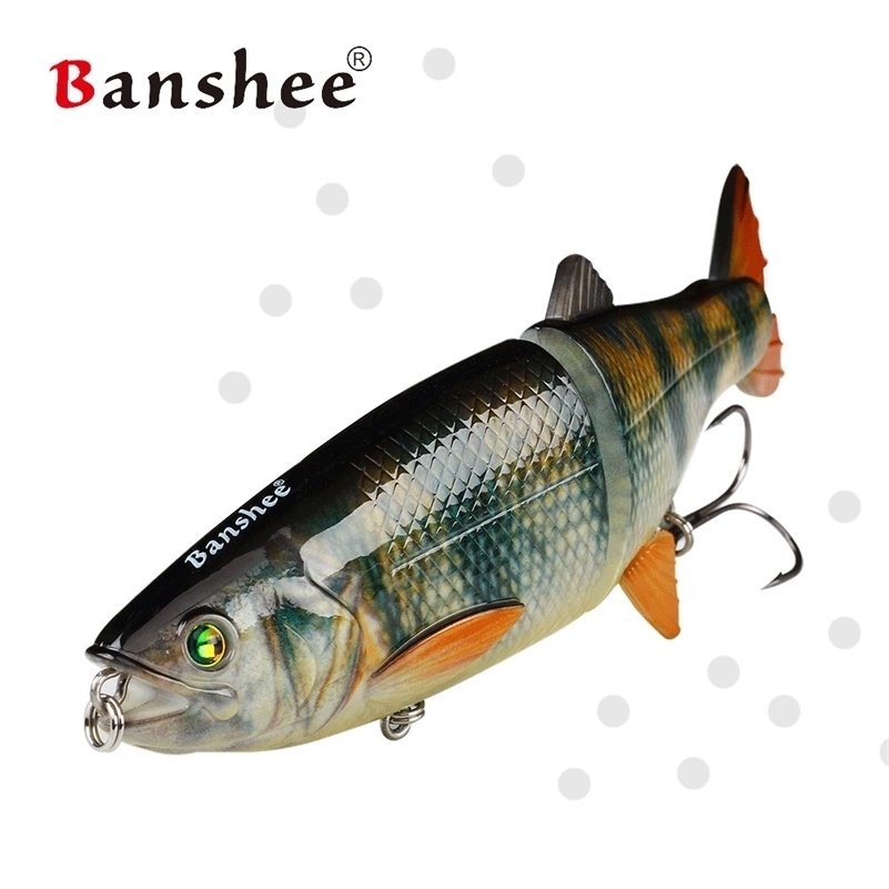 Banshee 200mm 90g 2 Sections AT01 multi Jointed life like fishing lure trout hard artificail bait for tuna Pike Bass Swimbait Y200911
Banshee 200mm 90g 2 Sections AT01 multi Jointed life like fishing lure trout hard artificail bait for tuna Pike Bass Swimbait Y200911