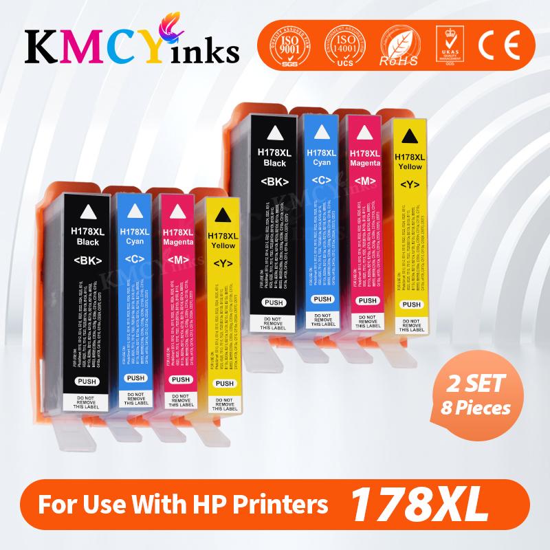 KMCYinks 178XL Compatible Ink Cartridge for 178 XL for 178 Photosmart 7515 5515 B109a B209 B210 3070A 3520 7510 Printer
KMCYinks 178XL Compatible Ink Cartridge for 178 XL for 178 Photosmart 7515 5515 B109a B209 B210 3070A 3520 7510 Printer