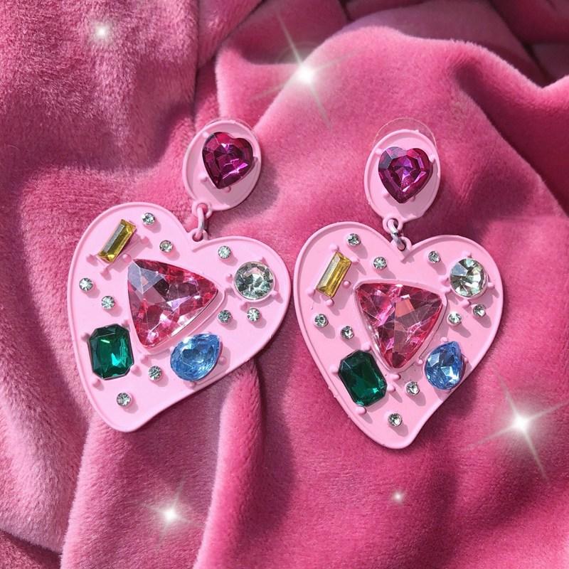 Dangle & Chandelier MENGJIQIAO Korean Luxury Triangle Crystal Big Heart Pendientes Mujer Moda Bijoux Elegant Party Earrings Brincos Jewelry
Dangle & Chandelier MENGJIQIAO Korean Luxury Triangle Crystal Big Heart Pendientes Mujer Moda Bijoux Elegant Party Earrings Brincos Jewelry