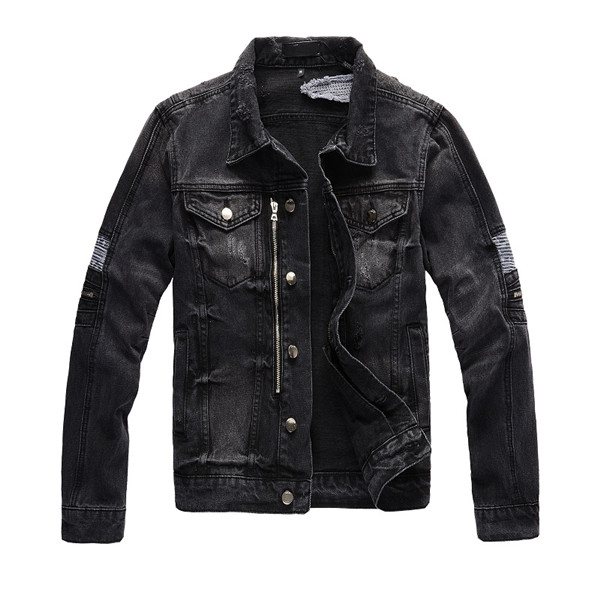 New Design Mens Designer Mens Jacket Fashion Tide Denim Jacket Hip Hop Coat High Quality High Street Coat Sale Zipper EU US Version M-4XL, Black
New Design Mens Designer Mens Jacket Fashion Tide Denim Jacket Hip Hop Coat High Quality High Street Coat Sale Zipper EU US Version M-4XL, Black