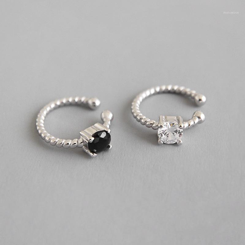 SMALL ONLY 1pc Authentic 925 Sterling silver white/golds black Zirconia Clip earrings jEWELRY (No pierced) Diameter 8.7mm TLE6081
SMALL ONLY 1pc Authentic 925 Sterling silver white/golds black Zirconia Clip earrings jEWELRY (No pierced) Diameter 8.7mm TLE6081