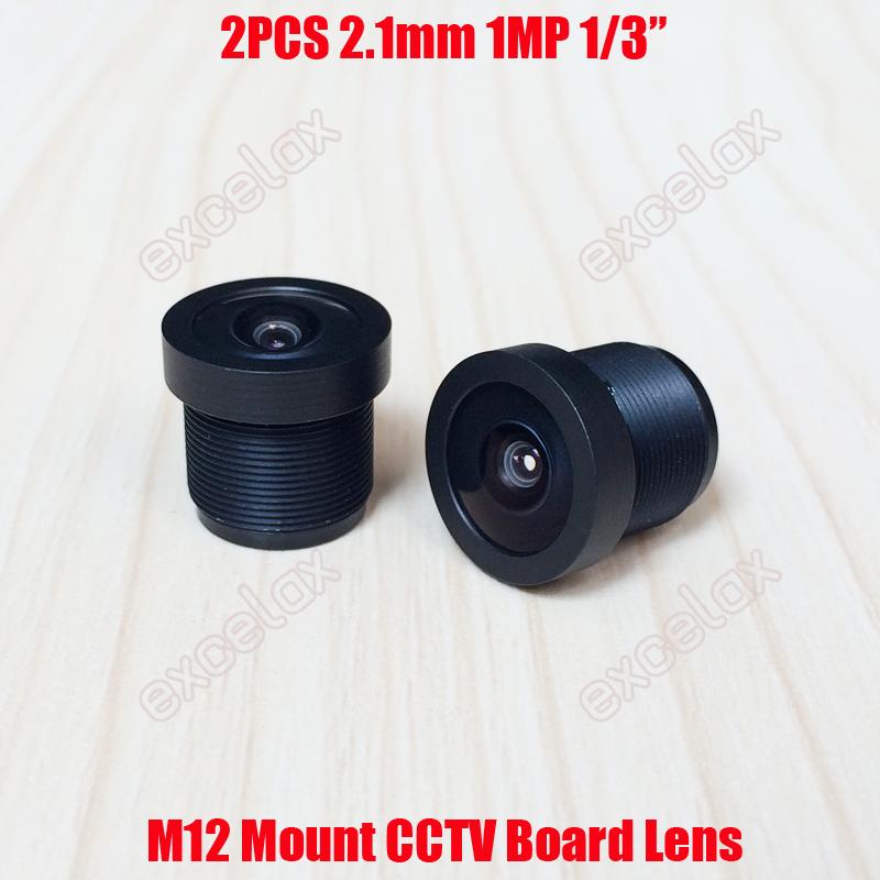 2PCS/Lot 1MP 1/3" 2.1mm 150 Degrees Wide Angle View CCTV Board Lens M12 MTV Mount for Analog IP Security Camera by Excelax
2PCS/Lot 1MP 1/3" 2.1mm 150 Degrees Wide Angle View CCTV Board Lens M12 MTV Mount for Analog IP Security Camera by Excelax