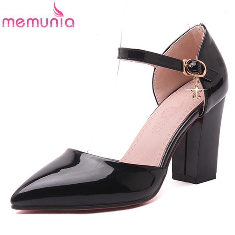 MEMUNIA 2020 new arrive women pumps pointed toe buckle spring summer single shoes square high heel dress office shoes ladies1, Black
MEMUNIA 2020 new arrive women pumps pointed toe buckle spring summer single shoes square high heel dress office shoes ladies1, Black
