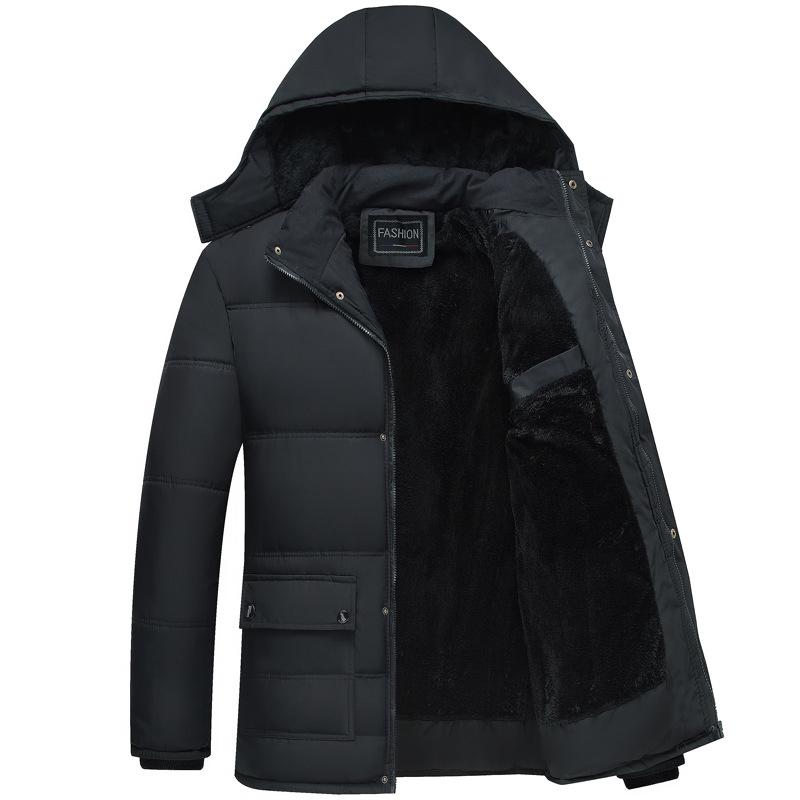 Winter Windproof Male Jacket For Men Clothes Parka Clotheing Fashion Mens Clothe Thicken Homme Thick Warm Parkas Hooded Coat, Black 
Winter Windproof Male Jacket For Men Clothes Parka Clotheing Fashion Mens Clothe Thicken Homme Thick Warm Parkas Hooded Coat, Black