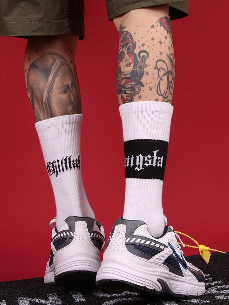 Autumn Winter Fashion Stockings Gansta Gothic Letters Men SOCKS Street Hiphop Skateboard Women Stockings, White
Autumn Winter Fashion Stockings Gansta Gothic Letters Men SOCKS Street Hiphop Skateboard Women Stockings, White