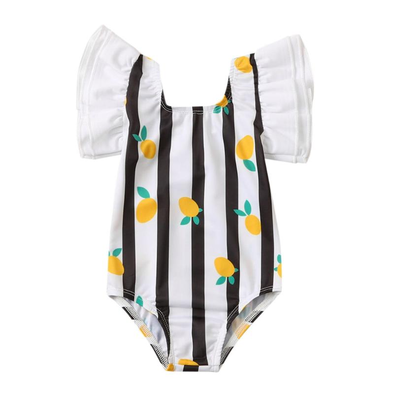 One-Pieces 0-4 Year Baby Girl Ruffle Sleeve Bikini Set Summer Kids Swimwear One-piece Swimsuit Striped Bathing Suit Bodysuit Cute Beachwear, Black
One-Pieces 0-4 Year Baby Girl Ruffle Sleeve Bikini Set Summer Kids Swimwear One-piece Swimsuit Striped Bathing Suit Bodysuit Cute Beachwear, Black