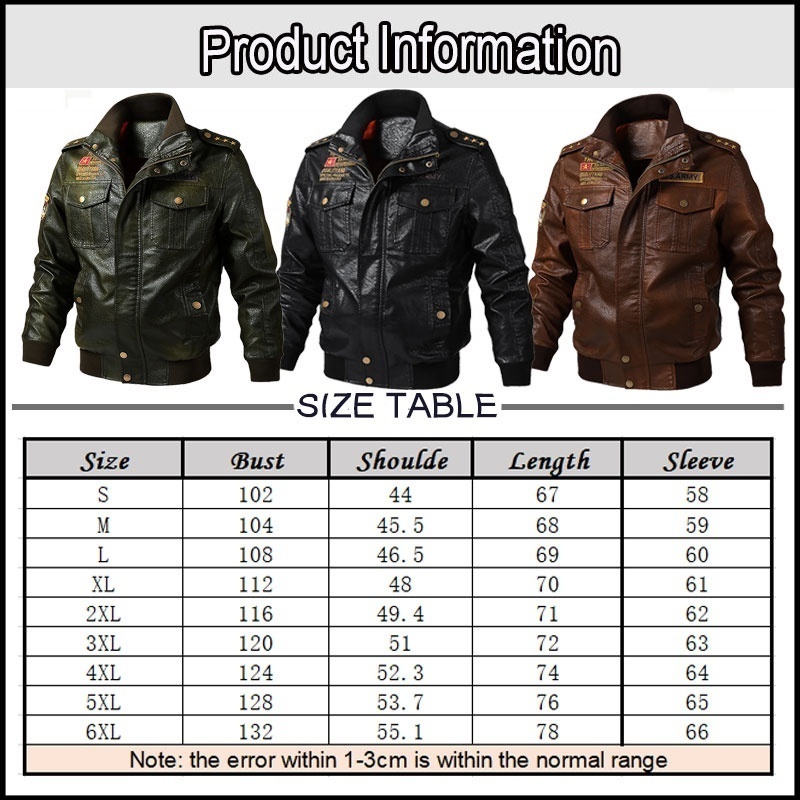 Men's Classical Motocycle Jacket Winter Skin Thick Man Leather Jacket Moto Autumn Zipper Jacket Biker Coat Large Size 6XL 201119