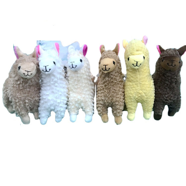 Lovely 23cm White Alpaca Llama Plush Toy Doll Stuffed Animal Dolls Japanese sheep Soft Alpacasso For Kids Birthday Christmas Gifts