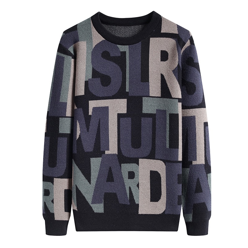 2022 Men Pullover Sweater letter print Autumn New Fashion Casual Loose Thick O-Neck Wool Knitted Oversize Streetwear Knitwear M-4XL, Black
2022 Men Pullover Sweater letter print Autumn New Fashion Casual Loose Thick O-Neck Wool Knitted Oversize Streetwear Knitwear M-4XL, Black