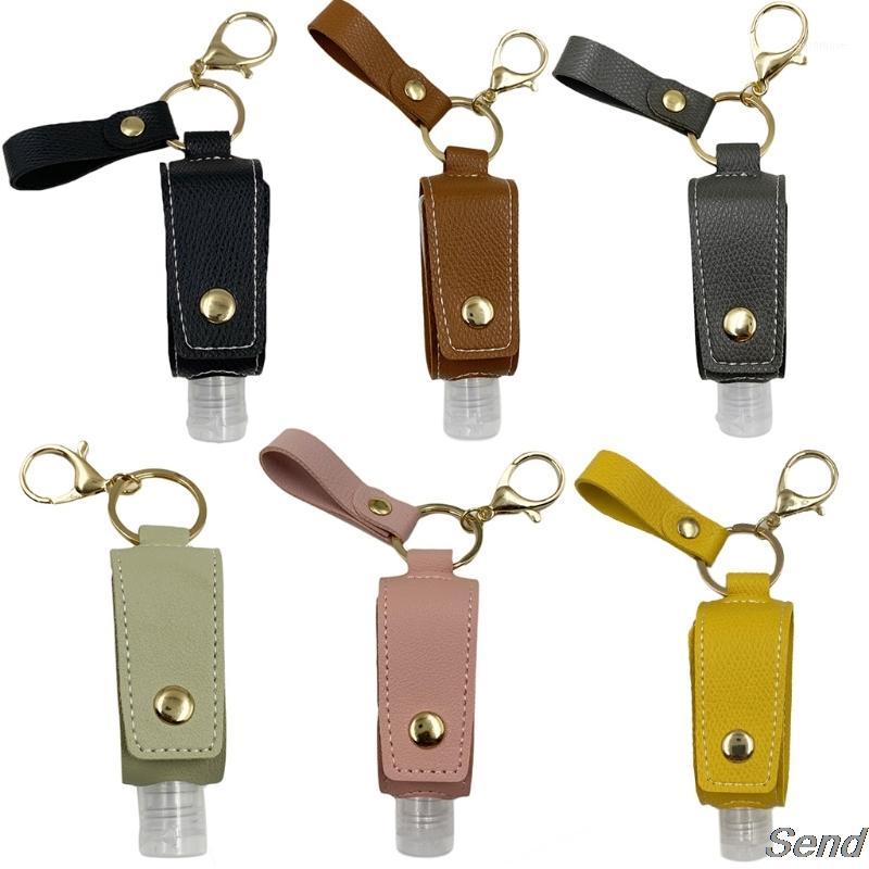 Travel Portable 30ml Empty Refillable Bottle with Faux Leather Holder Keychain Clips Leakproof Hand Sanitizer Container1
Travel Portable 30ml Empty Refillable Bottle with Faux Leather Holder Keychain Clips Leakproof Hand Sanitizer Container1
